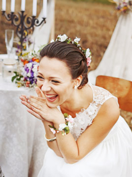 Wedding in Field